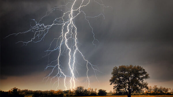 Lightning strike photo used to illustrate this story